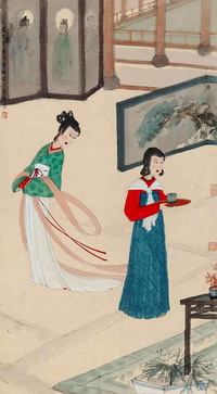 傅抱石 风光好